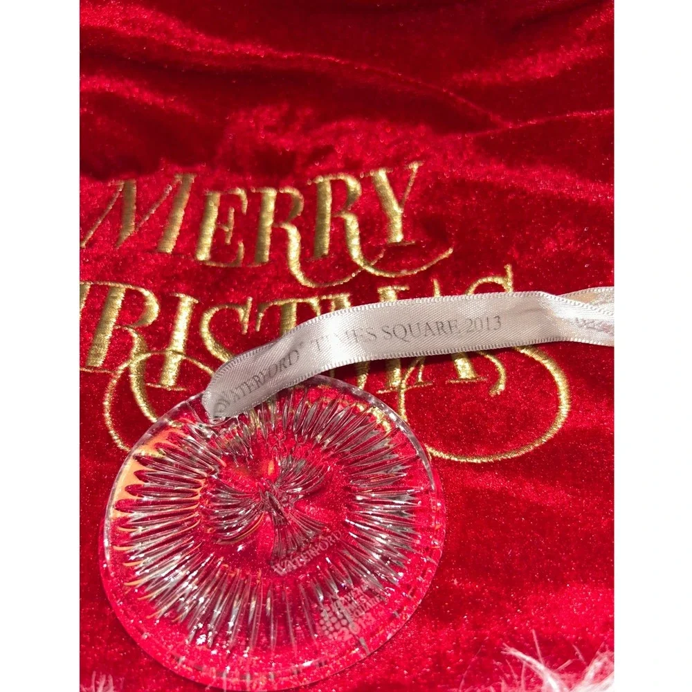 Waterford Crystal 2013 Times Square Peace Dove Ornament‎ Holiday Collectable